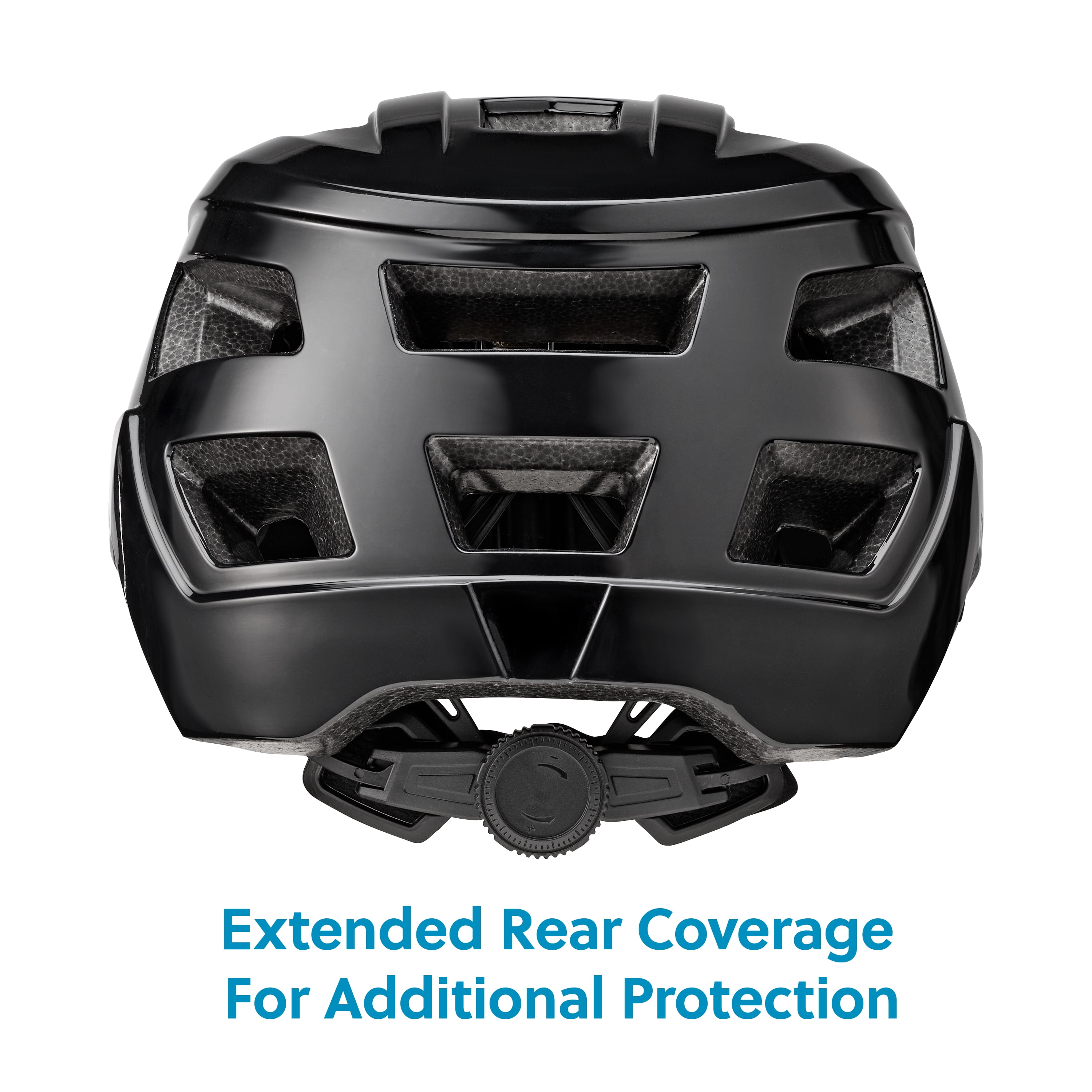 Concord Youth Black Bike Helmet, Adjustable, Tweens Ages 8+