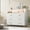 White, variant on Dresser for Bedroom, 6 Drawers Dresser with LED Lights and Charging Station, Wood Modern Dressers & Chests of Drawers for Closet, Living Room, Hallway, Entryway