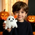 thumbnail image 5 of Bulk Halloween Ghost Plush Toys, 6 Assorted Mini Stuffed Ghost Figures, Non-Candy Trick or Treat Goodie Bag Fillers, Party Favor Gifts for Kids, 5 of 8