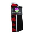thumbnail image 2 of Crazy Basketball Hearts Crew Socks (Black/Red, Medium), 2 of 2