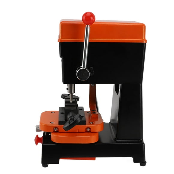 Vertical Key Duplicating Copy Cutting Machine, Supports 5 Types, Horizontal Copy Machine Cutter with Horizontal Moving Handle, Suitable for Professional and Amateur DIY Enthusiasts