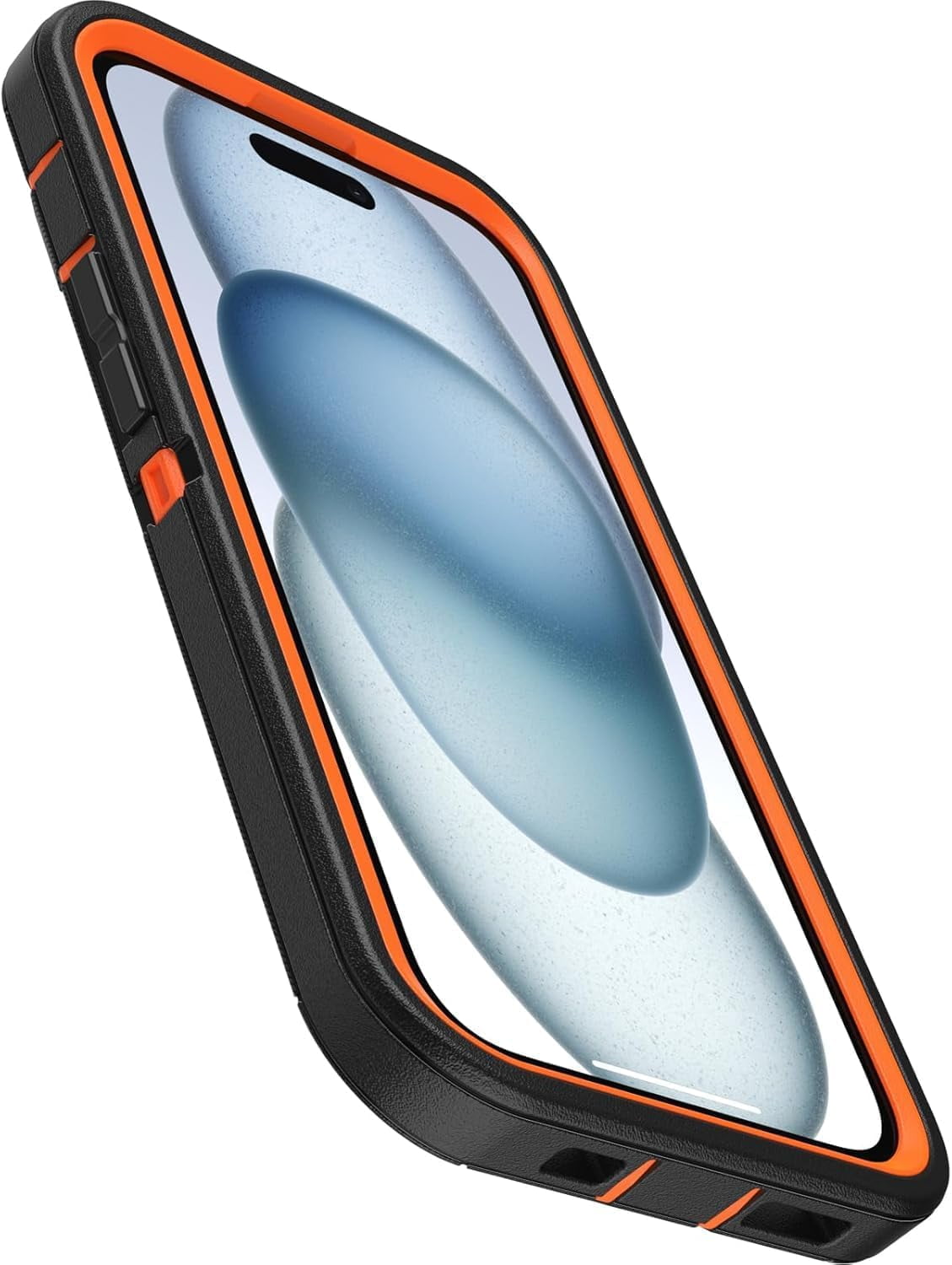 OtterBox iPhone 15, iPhone 14, & iPhone 13 (Only) - Defender Series Case - Realtree Blaze Edge (Camo) - Case Only - Screenless - Rugged & Durable - with Port Protection - Non-Retail Packaging