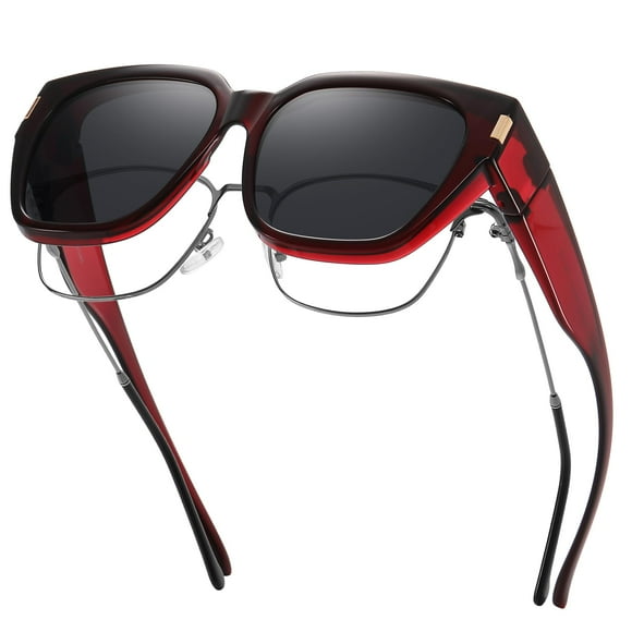Gafas de Sol Polarizadas UV400 HAOLOTA para Usar Sobre Anteojos - Mujer y Hombre