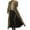Coffee, variant on Quinlirra Faux Fur Coat for Women Women's Ultra-long To Ankles Look Thin And Tall Faux Coat Jacket