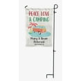 thumbnail image 4 of Printtoo White Peace| Love & Camping Beach 12.5x18 Inches Double SidedFlagsDouble Sided CampFlagCampsiteFlagPersonalized Camping Flags, 4 of 4