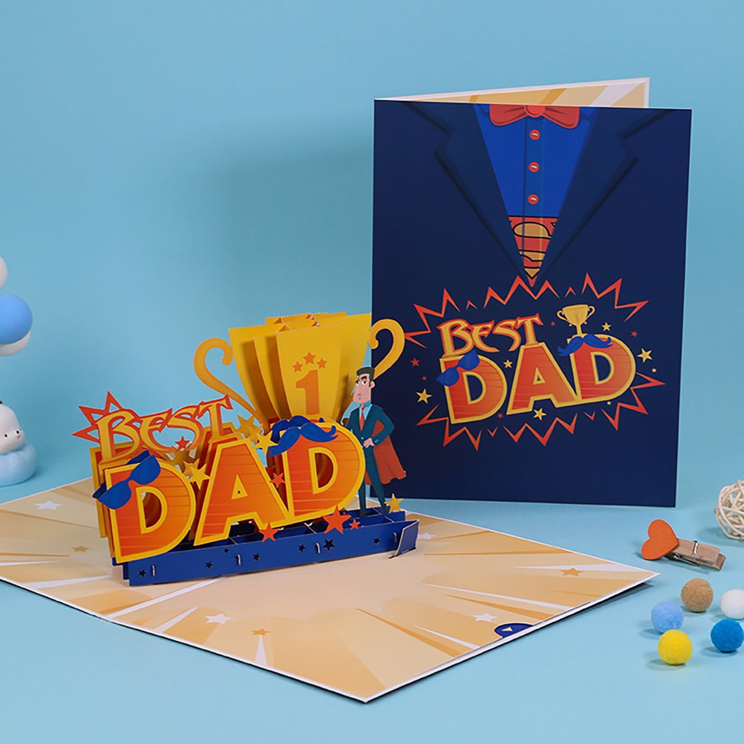 Fathers Day Card Fathers Day Father Daughter Greeting 