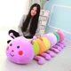 thumbnail image 2 of Muñeco de peluche de oruga de dibujos animados coloridos de 50 ~ 190 cm, suave y cómodo, almohada de insectos, modelo de gusano de algodón, sofá, cojín de coche, regalo para niños, 2 of 5