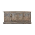 thumbnail image 2 of Benjara Miy Sideboard Buffet Cabinet- 4 Door- Antique Blue Pine Wood 83 Inch, 2 of 6