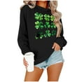 thumbnail image 5 of St. Patrick's Day Sweatshirts, Women's Long Sleeve Round Neck Sweatshirt, Women's St. Patrick's Day Print Sweatshirts Tops Comfortable Crewneck Long Sleeved Hoodie Sweatshirt, 5 of 6