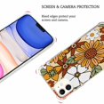 thumbnail image 5 of Flower Painting Case for iPhone 12,Aesthetic Art Design Pattern Soft TPU Bumper Case Cover, 5 of 5