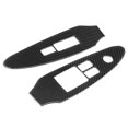 thumbnail image 4 of 2pcs Carbon Fiber Window Lift Switch Button Panel Cover Frame Fit for Nissan 370Z Z34 2009‑2020LHD, 4 of 14