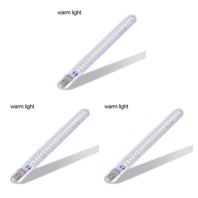 Advancent Luz nocturna de plástico portátil 24 LED reutilizable carga USB Mini lámpara de mesita de noche lectura de oficina herramienta de iluminación Type4 NO4 Advancent CBP024080