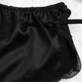 thumbnail image 5 of ALLLIST Shorts Womens Pajamas Black Silk Bottoms Solid Soft Home Clothes Women Loungewear, 5 of 7