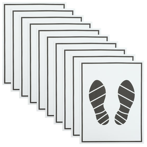 100 Pcs Foot Floor Paper Paper Mats for Cars Wide Range Car Mats Office 50X38CM