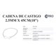 thumbnail image 3 of 12 Cadena De Castigo 2.5mm X 45cm(18 ), 3 of 3