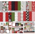 thumbnail image 2 of Inkdotpot Red Green Christmas Theme Collection Double,Sided Scrapbook Paper Kit Cardstock 12"x12" Card Making Paper Pack Of With Sticker Sheet - 16 Pages - Brown & Yellow, 2 of 4