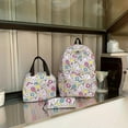 thumbnail image 3 of 3pcs/set Large Capacity Backpack, Cute Unicorn Backpack With Lunch Bag & Pencil Case For School Students, 3 of 5