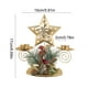 thumbnail image 3 of Oioii Candle Holders Christmas Decor - Table Centerpiece Festive Home Ornaments, 3 of 6