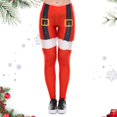 thumbnail image 2 of CONZONE Christmas Womens Leggings Xmas Graphic Print Yoga Pants for Women Trendy Stretch Slim Fit Warm Fall Winter Tights, 2 of 7