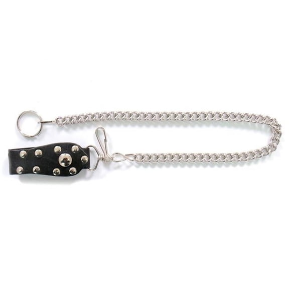 Hot Leathers  18 in. Wallet Chain with Stud Clip - Metal