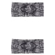 thumbnail image 2 of Qarigey Diadema de ganchillo Estampado de leopardo floral Diadema deportiva Banda ancha para el sudor Diademas de alta elasticidad para Pitón 2Conjunto, 2 of 6