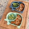 thumbnail image 6 of Sage Spoonfuls Elephant Silicone Plate for Toddlers, Babies, Baby-Led Weaning, Kids, 100% Silicone, Strong Suction Base, Divided Compartments, Microwave & Oven Safe, Dishwasher Safe, BPA Free, 6 of 7