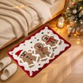 thumbnail image 5 of Dpityserensio Christmas Bath Mat,Non Slip Absorbent Rug for Bathroom Kitchen, Winter Holiday Decor, 5 of 6