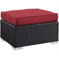 thumbnail image 4 of Hawthorne Collection 5 Piece Outdoor Sofa Set in Espresso and Red, 4 of 5