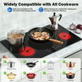 thumbnail image 6 of 36" Electric Cooktop, 5 Burners 9000W, Glass Ceramic Stove Top with Touch Control & Child Lock, 6 of 9