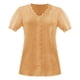 thumbnail image 4 of Fiudx Tops para Mujer Blusa de Encaje de Manga Corta con Cuello En V Informal de Moda de Color Sólido para Mujer, 4 of 4