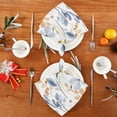 thumbnail image 4 of WOBOGO Watercolor Wildflowers Cloth Napkins 4 Pieces Soft Elegant Touch Durable Absorbent Quick Drying for Elegant Dining, 4 of 8