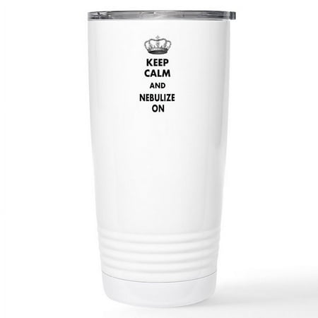 

CafePress - Keep Calm Stainless Steel Travel Mug - Insulated Stainless Steel Travel Tumbler 20 oz.