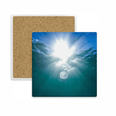 

Ocean Water Science Nature Picture Square Coaster Cup Mat Mug Subplate Holder Insulation Stone