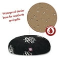 thumbnail image 4 of Majestic Pet | Coral Round Pet Bed For Dogs, Removable Cover, Black, Small, 4 of 5