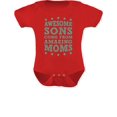 thumbnail image 1 of Tstars Boys Unisex Best Gift for Mother's Day Shirts Awesome Sons Come from Amazing Moms Baby Toddler Cool Cute Gift for Mom Shirts for Baby Boy Mothers Day Gift Outfit Baby Bodysuit, 1 of 8