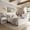 White, variant on Mintazer 4 Piece Farmhouse Bedroom Set, Bedroom Furniture Set with Queen Size Platform Bed Frame and 2 Nightstands & Dresser for Bedroom, White