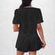 thumbnail image 5 of Camisas de Color Sólido para Mujeres Verano Manga Corta Cuello en V Cuello Delantero Corbata Camisa Pantalones Cortos Conjunto, 5 of 8