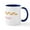 White/Navy Inside, variant on CafePress - Happy Easter Carrots Mugs - 11 oz Ceramic Mug - Novelty Coffee Tea Cup