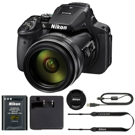 Nikon COOLPIX P900 Digital Camera with 83x Optical Zoom and Built-In Wi-Fi(Black