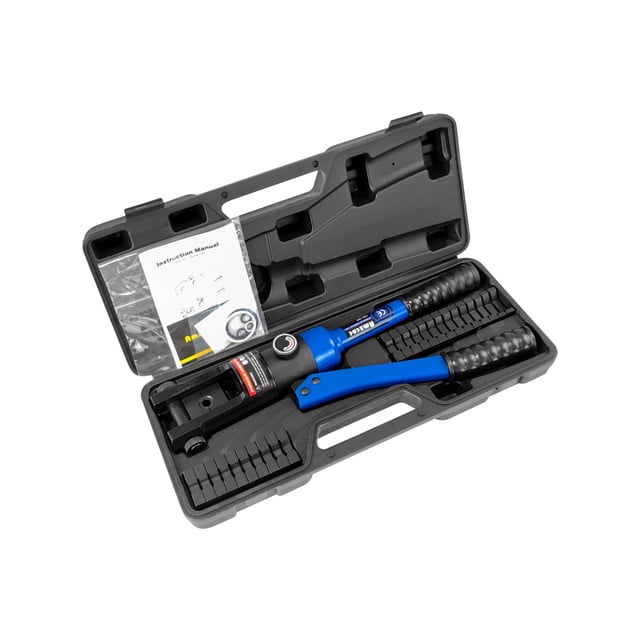 Engarzadora de alambre hidráulica AMZCNC de 16 toneladas para terminal de cable de batería
