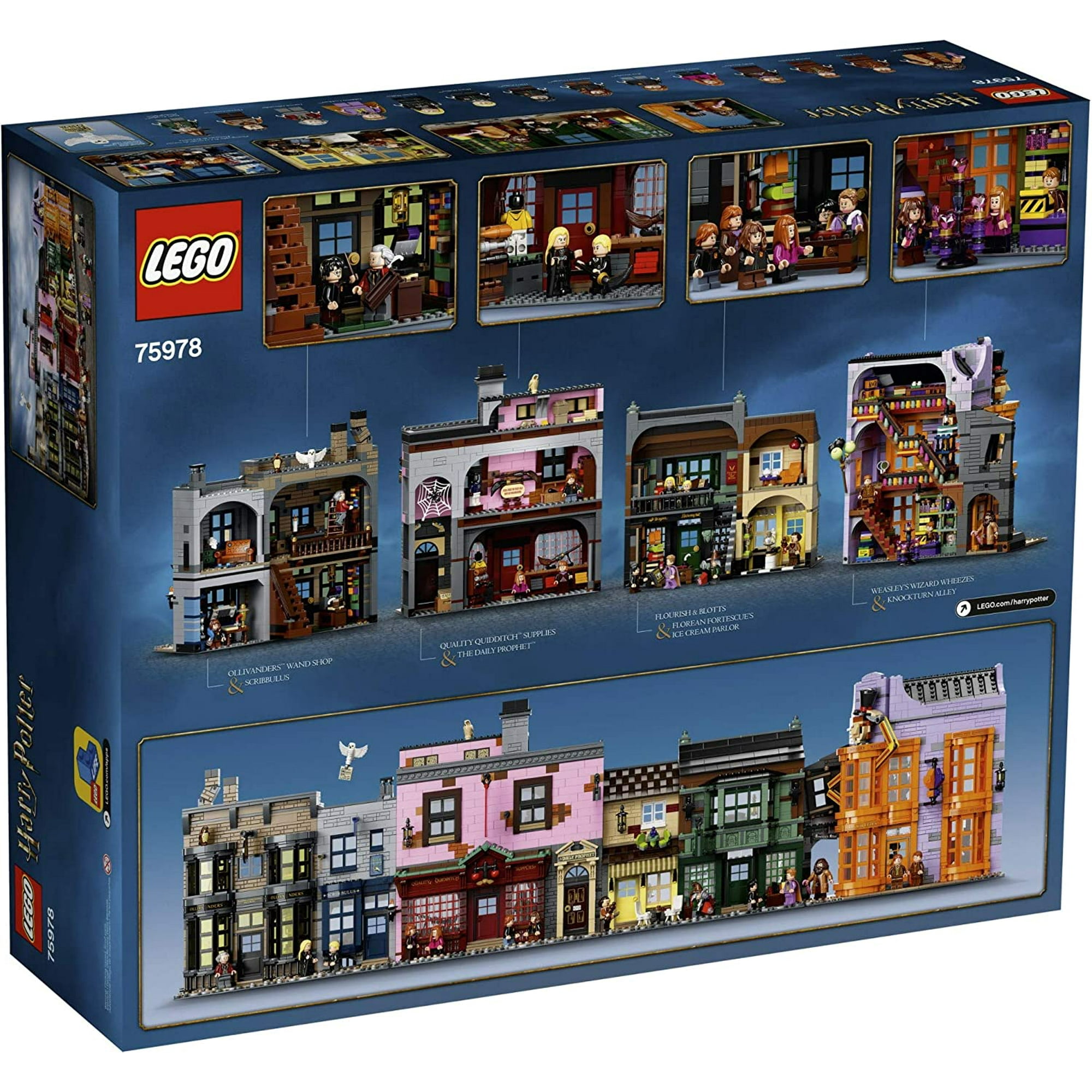 New harry potter lego diagon alley sale
