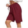 thumbnail image 2 of FASHOFT Womens Running Shorts High Waisted Athletic Short Pocket Sporty Shorts Gym Workout Shorts L, 2 of 5