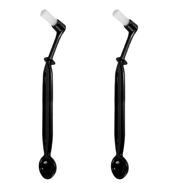 Worallymy-cepillo para máquina de café, mango de plástico, cerdas de nailon, cabezal de filtro de café, herramienta de lavado con cuchara, 2 uds. Worallymy JD735800232