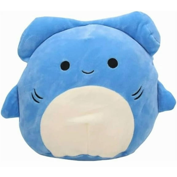 Squishmallow 8" Rocket Hammerhead Shark Bright Blue Summer Sea Life Plush