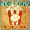 thumbnail image 3 of Teller, Skip 12x12 Black Modern Framed Museum Art Print Titled - Pop Corn, 3 of 5