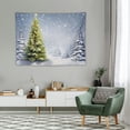 thumbnail image 2 of ONETECH  Winter Tapestry Snow Pine Forest Nature Scenery Tapestry for Bedroom Pine Tree Tapestry for Bedroom Teen Wall Art for Living Room Dorm Home Decor, 2 of 7