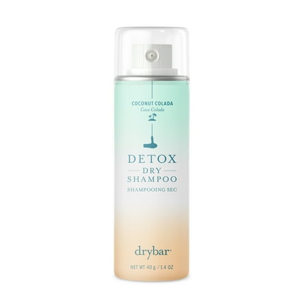 Drybar Detox Dry Shampoo Powder Hair Care Coconut Colada Scent Travel Size, 1.4 oz