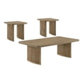 thumbnail image 1 of Coaster Adina 3-piece Wood Coffee Table Set in Distressed Light Brown, 1 of 13