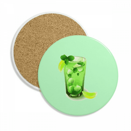 

Realistic Pretty Pictures Fruit Cider Coaster Cup Mug Tabletop Protection Absorbent Stone