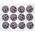 thumbnail image 3 of IBA Indianbeautifulart Purple 1 Inch Buttons For Sewing Fancy Buttons For Crafts 2 Hole Filigree Damask Scrapbooking Canvas Buttons Pack Of 50, 3 of 7